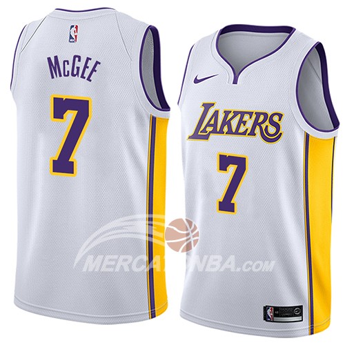 Maglia NBA Los Angeles Lakers Javale Mcgee Association 2018 Bianco